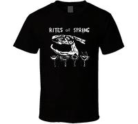 Rites of Spring Post Hardcore Band Retro T Shirt Graphic Top Printed Tee Mens Shirt BlackXL