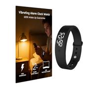 RITHEM Fitsleeps Réveil vibrant pour dormeurs lourds, bracelet de réveil silencieux et bracelet intelligent, alarme de poignet, One Size, Silicone