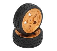 RiToEasysports 1/16 RC Car Strong Aluminium Alloy -Tire Rims pour ZD Racing S16 EX16, Excellente Adhérence pour la Conduite Stable, 2pcs de Pièces de Rechange