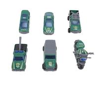 RiToEasysports 1:64 Metal Toy Cars avec Designs Authentiques, variété de Couleurs Classiques, Idéal pour Le Plaisir de, 6 PCS Véhicule en Alliage Set pour Enfants pour Enfants Garçons Girls (Type 1)