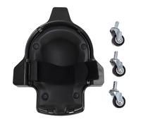 RiToEasysports 1 Paire de Genouillères à roulettes Pivotantes à 360 Degrés pour Peinture au Sol, Réparation Automobile, Atelier et Jardinage (Black)