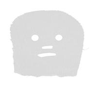 RiToEasysports 100pcs DIY Masque Facial de Gaze Blanc pré-coupé, Papier Masque Facial Jetable Doux pour les Salons de beauté ou les Soins de la Peau à la Maison