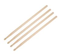 RiToEasysports 2 Paires de Baguettes de Batterie de Jazz en Bois D'érable 5A 5B pour Débutants, avec un Bon équilibre, Adaptées à la Musique Rock Punk Métal (Baguettes 5A)