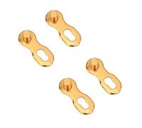 RiToEasysports 2 Paires de Maillons de Chaîne de Vélo à Dégagement Rapide, Connecteur de Joint Magique Robuste, Connecteur de Maillon de Chaîne de Vélo pour Vélos à 11 Vitesses (Gold)