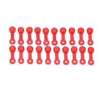 RiToEasysports 20 Pièces Bouchons de Purge D'étrier de Frein Couvercle de Vis de Purge de Frein pour Vélo de Route de Montagne(Rouge) pièces détachées vélo Capuchon Purgeur Frein