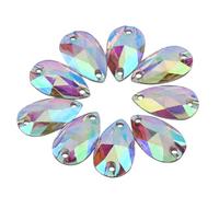 RiToEasysports 200 Morceaux Délicats de Coutures Arrière en Arrière avec des Trous Doubles pour L'artisanat et les Décorations de Cahiers Blancs et AB (Couleur AB)