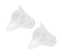 RiToEasysports 27 DB Bouchons D'oreille Haute fidélité pour la Réduction du Bruit de la Musique, Bouchons D'oreille Anti-allergiques Confortables pour les Boîtes de Nuit (Transparent)