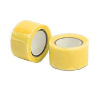 RiToEasysports 2pcs Auto-adhésif Ruban Isolant étanche à de Silicone pour Réparation de Tuyaux - Bonne Résistance à L'eau (YELLOW)