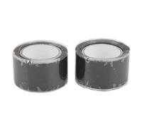 RiToEasysports 2pcs Auto-adhésif Ruban Isolant étanche à de Silicone pour Réparation de Tuyaux - Bonne Résistance à L'eau (BLACK)