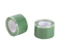 RiToEasysports 2pcs Auto-adhésif Ruban Isolant étanche à de Silicone pour Réparation de Tuyaux - Bonne Résistance à L'eau (GREEN)
