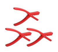 RiToEasysports 3pcs Peeler D'écrevisse, Outil de Bombardement D'écrevisses pour Protéger les Ongles et Garder les Doigts Propres (rouge)