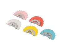 RiToEasysports 5 Jouets de Sifflet à Oiseaux, Ensemble de Sifflets de Langue d'appelant à Oiseaux en Métal, Couleurs Vives, Technique Facile à Utiliser, Divertissement de Fête Portable, Plaisir
