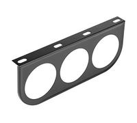 RiToEasysports 52 Mm 2 Pouces Triple Pilier Gauge Pod Universel Multi-Hole Meter Gauge Pilier Support de Support de pour Moto (BLACK)