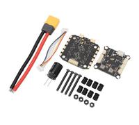 RiToEasysports 55a 4 en 1 Carte d'entrée ESC 3-6S Lipo pour Le Drone FPV STM32F405, ICM42688 avec Une Construction Stable, des Coussins de Soudure pour la Bande LED et Le GPS, Une connectivité