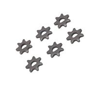 RiToEasysports 6 Pièces Pignons de Moteur de Scooter électrique Ensemble de Pignons de Remplacement en Acier Haute Résistance pour des Performances Stables Transmission de Puissance Améliorée