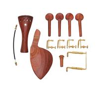 RiToEasysports Accessoires pour Violon, Ensemble de Pièces de Violon 4:4 Comprenant des Chevilles D'accordage de Cordier de Mentonnière et des Vis pour le Remplacement de Violons :
