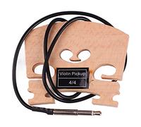 RiToEasysports Accessoires pour Violon, Pont de Micro pour Violon, Métal en Bois D'érable Haute sensibilité pour égaliseurs de Préamplis