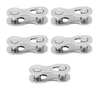RiToEasysports Acier Durable 5 Paires Bicycle Manquant Connexion Rustproof Master Link Installation Simple pour Les Amateurs de Vélos Matériau: Acier (11 Vitesses)