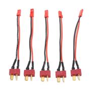 RiToEasysports Adaptateur de Connecteur JST vers T, Rallonge de Conversion ESC RC avec Broches en Cuivre Robustes pour Drones, Bateaux, Véhicules RC, 10A 20A 30A