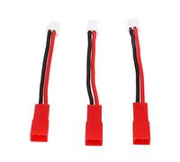 RiToEasysports Adaptateur de Prise PH2.0 vers JST, Câble de Connecteur 3 Pièces pour Mise à Niveau de Voiture sur Chenilles SCX24 1 24, avec Une Longueur Flexible de 72mm