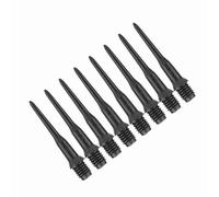 RiToEasysports Aigueur à Haute qualité 100 PC-Dart Configure aux Conseils, Remplacement Confortable pour les Fléchettes électroniques, le Matériau PC, le Noir et Blanc, 27 Mm / 4,5 Mm (BLACK)