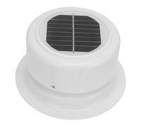 RiToEasysports Ajustement du Plafond Solaire Compact pour Ventilateur de Ventilation pour la Remorque de Bateau RV, Ventilateur de Ventilation à énergie Solaire Pratique avec Vis de Montage, Idéal
