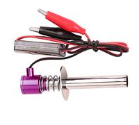 RiToEasysports Allumeur de Démarrage électrique 6V-24V pour Moteur de Voiture RC - Facile à Utiliser avec Plusieurs Batteries, Courant 500-5000 MA, Conçu pour Le Moteur de Voiture RC