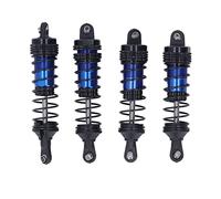 RiToEasysports Amortisseur de Voiture RC 4 Pièces, Amortisseur Avant Arrière Stable en Alliage D'aluminium à Haute élasticité pour LC Racing 1/14 1/16 (Bleu)