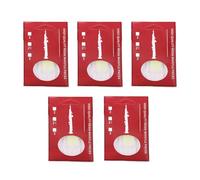 RiToEasysports Anches de Saxophone, 5 Pièces Anches de Saxophone Soprano en Résine 2,5 Accessoires de Vent de Bois de Bb pour le Concert de Scène de Pratique Quotidienne (YELLOW)