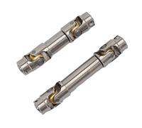 RiToEasysports Arbre D'entraînement de Voiture RC en Acier Inoxydable, Arbre D'entraînement Central Avant Arrière pour Voitures TRX4M 1/18 RC, Haute Résistance, Résistant à la Corrosion,