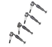 RiToEasysports Arbre D'entraînement RC 4 Pièces, Axe de Transmission Réglable en Acier pour Voiture HSP 94123 94103 RC, avec Conception CVD Universelle et Matériau Solide et Durable