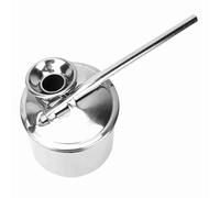 RiToEasysports Atomizer en Céramique en Acier Inoxydable en Céramique Peinture Spray for Sound Work Email Oxids Metal Art Tool pour Les Artistes et Les Artisans 200 ML d'argent (200ML)