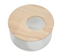 RiToEasysports Baignoire de Sable pour Hamster, Conception Ronde en Acrylique Transparent pour Petits Animaux, Espace de Bain Sûr et Non Toxique (Grande)