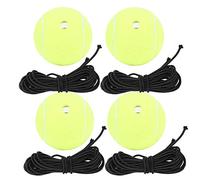 RiToEasysports Balle de Tennis avec Bande en Caoutchouc, Lot de 4 | Taille D'entraînement Standard,pour L'entraînement en ,Revêtement en Laine pour un Rebond Constant