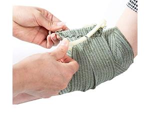 RiToEasysports Bandage de Traumatologie D'urgence, Pansement Compressif | Pansement de Premiers Soins Sous Vide, Coussinet Non Adhésif, Trousse Compacte et Légère pour le Contrôle des Hémorragies