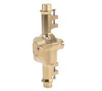 RiToEasysports Boîtier D'essieu Arrière en Laiton RC, Coque en Laiton usiné CNC Haute Résistance pour Voiture sur Chenilles Télécommandée, avec stabilité et durabilité Améliorées pour Une