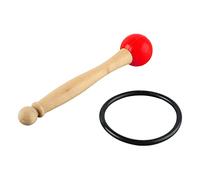 RiToEasysports Bol Chantant à Son Clair, Maillet en Caoutchouc, Bâton de Percussion Finement Conçu pour Bols en Cristal, Idéal pour les Musiciens et les Artistes (rouge)