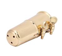 RiToEasysports Bouchon de Porte-parole de Saxophone en Laiton, Ensemble de Ligature, fabriqué avec Précision, Remplacement Idéal, Construction Durable, Léger et Portable, Artisanat Exquis pour Clair