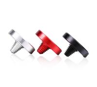 RiToEasysports Bouton d'obturation en Cuivre en Cuivre, pour , , Fuji X100, , avec 3 Pcs Rouges, Noir, Argent