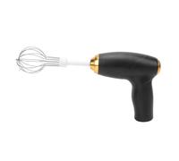 RiToEasysports Bouxeur à Main électrique Fil USB Rechargeable de 1200mAh à Main Portable Portable avec Moteur de 150 W et Batteurs en Acier Inoxydable pour le Mélange de Cuisson à Cuisson (BLACK)