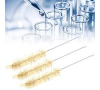 RiToEasysports Brosse de Nettoyage de Tuyaux de Test en Verre Bristles Efficaces pour les Accessoires de Laboratoire 10 pour Cent pour les Bouteilles Vases Nettoyage de L'évier de Cuisine (L)