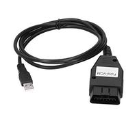 RiToEasysports Câble de Diagnostic USB OBD Câble de Diagnostic Automatique ABS pour 1996 à 2010, Lecture et Effacement des DTC, Données en Direct et Analyse de l'ECU, pour Les Utilisateurs de