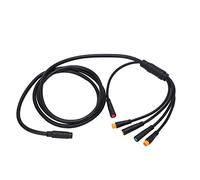 RiToEasysports Câble de Vélo électrique, 1 à 5 Connecteurs de Câble de Batterie au Lithium de Vélo Contrôleur Lampe Frein Affichage Accélérateur pour Vélo électrique