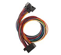RiToEasysports Câble d'extension PQ Câble Adaptateur ABS Quadlock 40 Broches Conversion de Prise Directe Remplacement Stable pour la Mise à Niveau du Câblage de l'autoradio et l'installation de