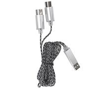 RiToEasysports Câble MIDI USB, Câble MIDI pour Piano électronique USB avec Gaine TPE pour Synthétiseur de Clavier Ligne de Connexion D'édition par Ordinateur