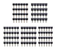 RiToEasysports Capuchons de Rechange pour Talons Hauts, Kits de Réparation Durables pour une Marche Confortable, 120 Pièces, Accessoires de Chaussures en Fer TPU pour Femmes Employées de Bureau