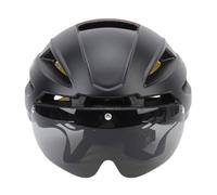 RiToEasysports Casque de Cyclisme, Casque de Vélo Réglable à Lumière LED avec Lunettes de Protection Contre Le Vent et la Poussière pour Vélos de Route de Montagne pour Les Balades Nocturnes (Purple)