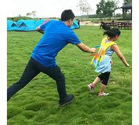 RiToEasysports Catch Tail Game Belt Field Day Games Stretchable Catching Training Equipment for Kids Adults with Oxford Cloth Design Ribbons coloré pour la Coordination des Yeux à la Main