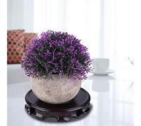 RiToEasysports Cercle en Bois Durable pour les Plantes de thé Plantes dans des Pots Réserves Académiques Utilisation de la Décoration de la Maison (Diamètre intérieur 11 hauteur 2,5 cm)