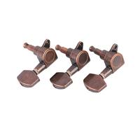 RiToEasysports Chevilles de Guitare en Alliage de Cuivre, Mécaniques avec Vis, Bagues et Ferrures pour Guitare Acoustique électrique